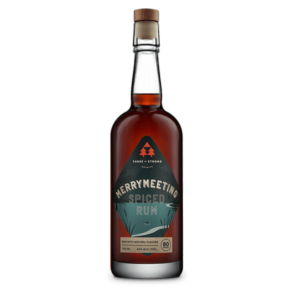 Three of Strong Spirits Merrymeeting Spiced Rum 750mL