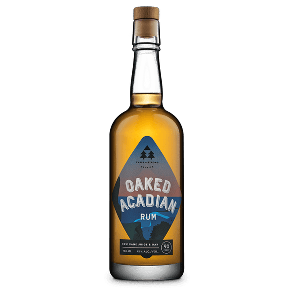 Three of Strong Spirits Oaked Acadian Rum 750mL
