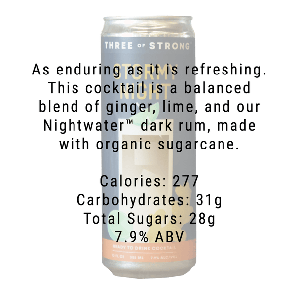 Three of Strong Spirits Stormy Night 4 pack 12.oz