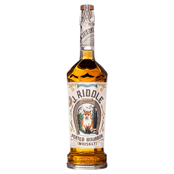 Two James J. Riddle Peated Bourbon Whiskey 750mL