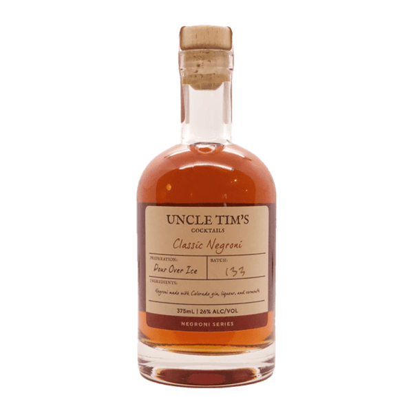 Uncle Tim's Cocktails Classic Negroni 375mL