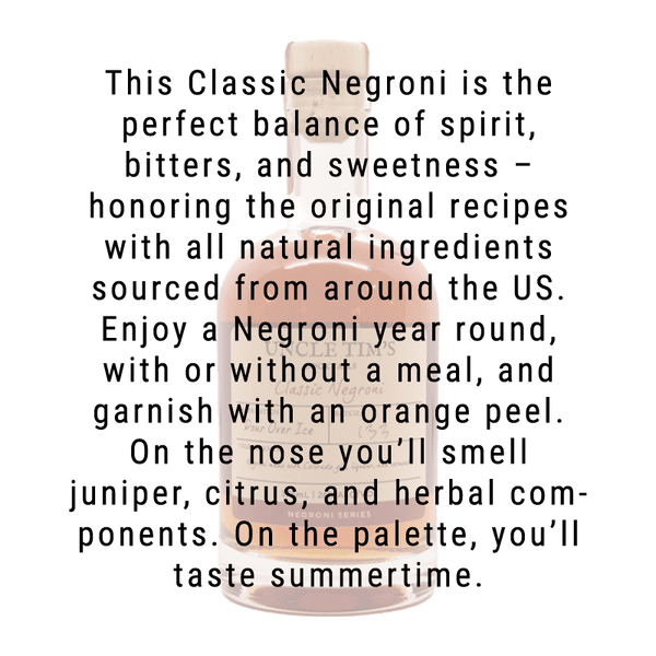Uncle Tim's Cocktails Classic Negroni 375mL
