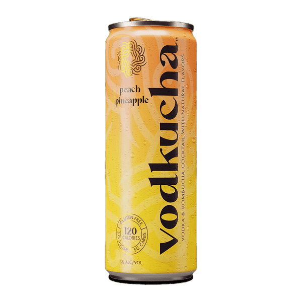Vodkucha Peach Pineapple Cocktail 355ml 4 Pack