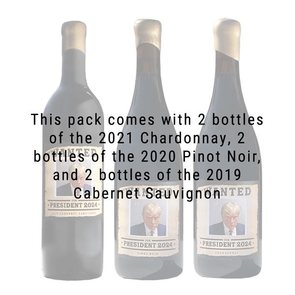 Wanted For President 2024 Mixed 6 Pack