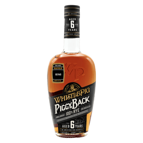 Whistlepig Piggyback 6 year Rye Whiskey 750mL