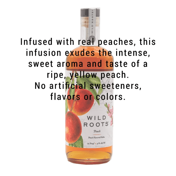 Wild Roots Peach Vodka 750mL