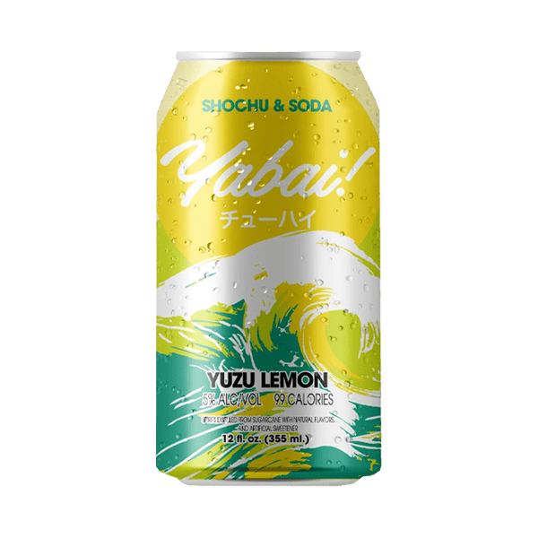 Yabai! Yuzu Lemon Shochu and Soda 12.oz 4 pack